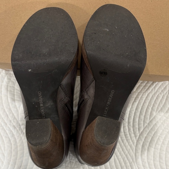 Lucky Brand Dark Gray Heeled Boots - Picture 10 of 10
